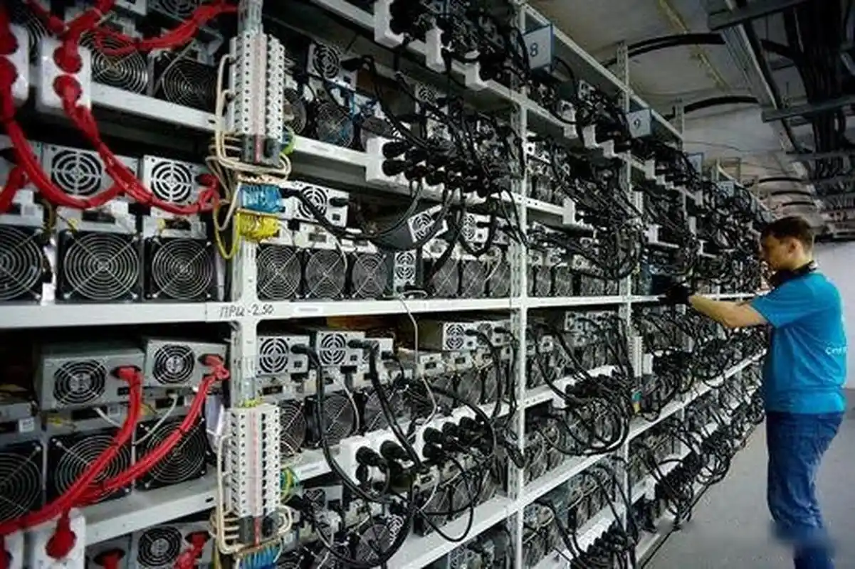 Immersion-cooled mining farm with optimized thermal management