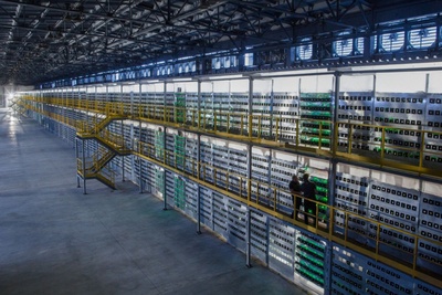 Renewable energy-powered bitcoin mining farm in Norway