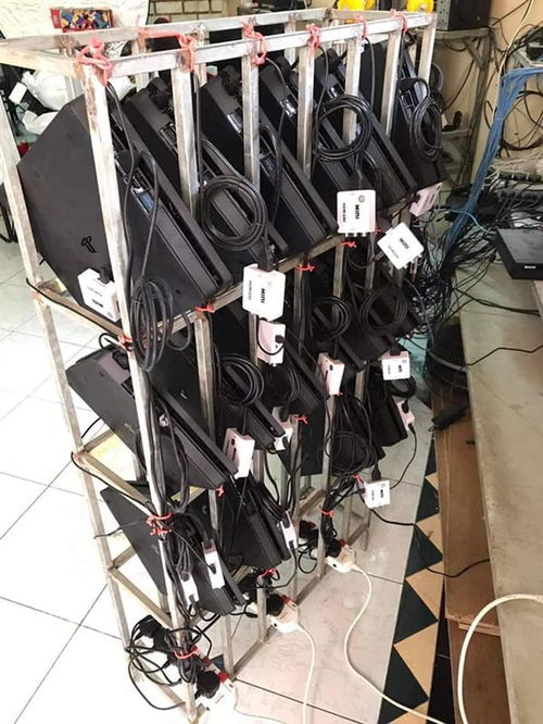Eco-friendly Bitcoin mining rig with solar panels and efficient cooling system